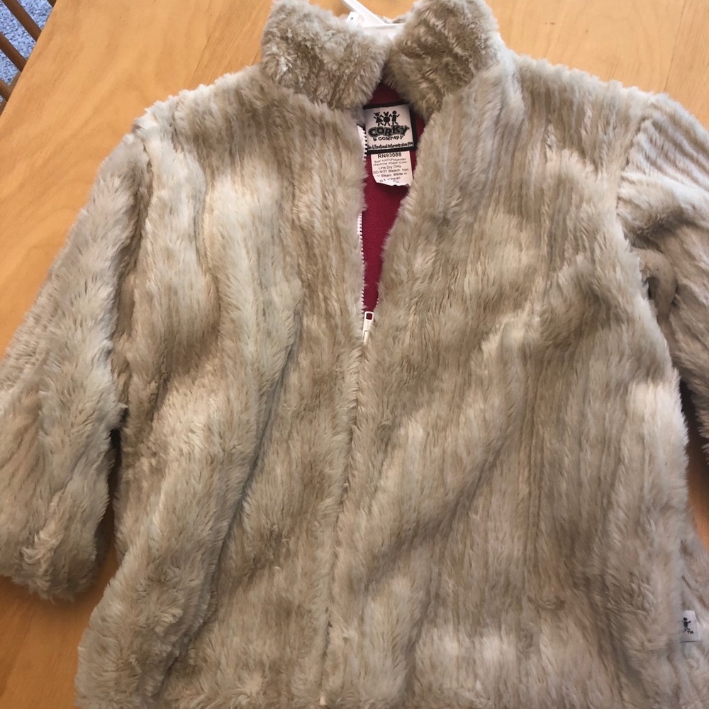 Faux fur coat